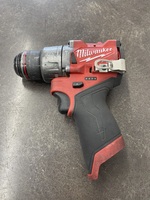 MILWAUKEE 3404-20 1/2" M12 HAMMER FUEL BRUSHLESS DRILL DRIVER TOOL ONLY