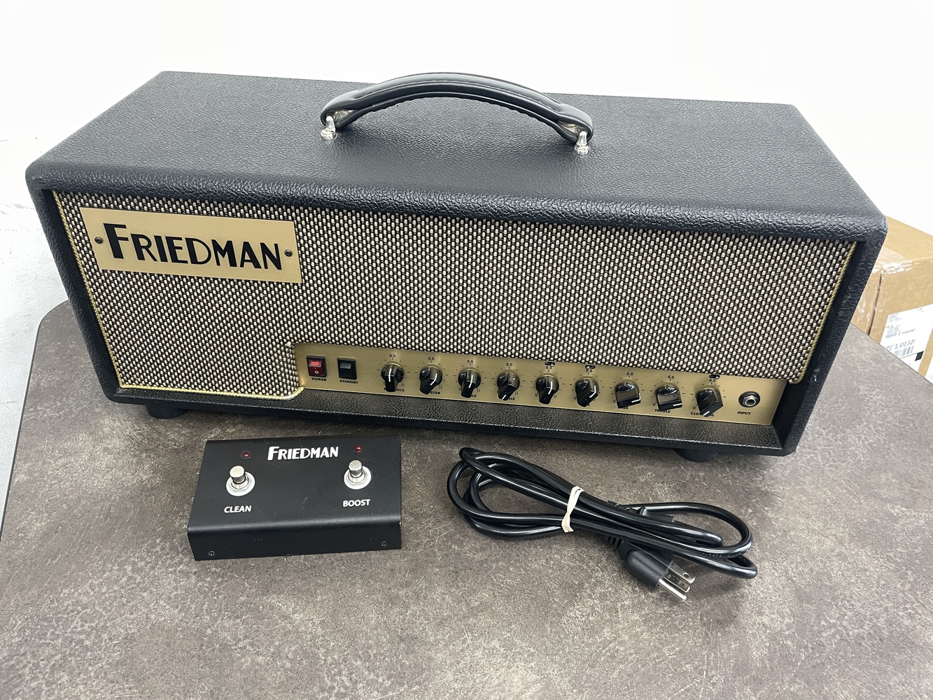 Friedman Runt50 50watt Guitar Tube Head Amplifier W Footswitch