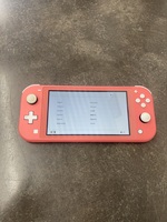 NINTENDO SWITCH LITE HDH-001 HANDHELD CONSOLE CORAL NO CHARGER INCLUDED 