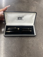 MONTBLANC MEISTER STUCK FOUNTAIN PEN AND MECHANICAL PENCIL SET 