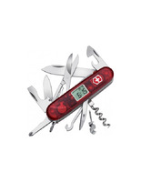 Victorinox 53968 Voyager Lite Translucent Ruby Swiss Army Knife