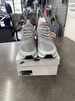 NIKE AIR MAX 270 PARTICLE GREY/UNIVERSITY RED SIZE 12 CW7048 001 