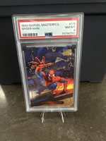 MARVEL MASTERPIECES 1994 SPIDER-MAN #115 PSA NEAR MINT-MINT 8