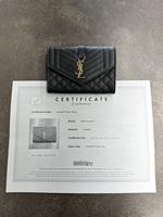 Yves Saint Laurent Small Quilted YSL Envelope Wallet, Wallet Only
