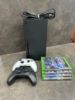 Microsoft Xbox Series X 1882 1TB w/ 2 Controllers & 4 Games 