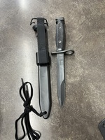 ONTARIO KNIFE WORKS  M7 WITH BLACK M10 SHEATH. 