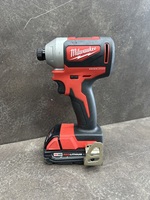 Milwaukee 2850-20 M18 Brushless 1/4" Hex Impact Driver w/ CP2.0 Battery