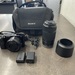 Sony A6000 with 16-50mm, 55-210mm, and 2 batteries