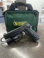 NIGHTHAWK CUSTOM 1911 GRP RECON 45 ACP 5 INCH + X300 LIGHT AND 7 MAGS (10RDS)