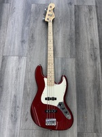 Squier Jazz Bass Candy Apple Red 4-String Bass 