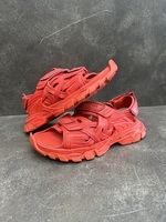 Balenciaga 617542 Red Track Sandals Size USA10/EUR43