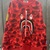 Bape Red Color Camo Embroidery Shark Crewneck 