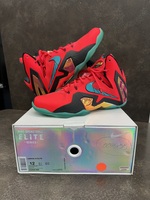 Nike Lebron XI Elite 642846 600 Laser Crimson Size 12 w/ Box 