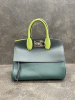Ferragamo Small The Studio Leather Top Handle Bag Multicolor 21H159