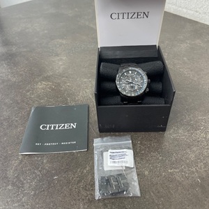Citizen Men's Atomic Time Chronograph Alarm Eco-Drive Watch 43 MM CB5887-55H