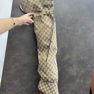 Gucci GG Canvas Over The Knee Boots 523513 KY9V0