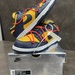 Nike Dunk Low Off-White University Gold LTHR/OW CT0856 700 Size 10.5 