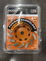 Ridgid 4.5" Cup Grinder Wheel 1003-068-640