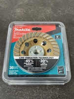 Makita 5" Diamond Cup Grinder Wheel A-98871 Low Vibration