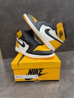 NIKE AIR JORDAN 1 RETRO HIGH OG YELLOW TOE TAXI 555088 711 SIZE 11