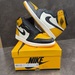 NIKE AIR JORDAN 1 RETRO HIGH OG YELLOW TOE TAXI 555088 711 SIZE 11