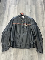 Vintage Harley Davidson Leather Jacket Mens Size 2XL Authentic