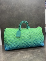 Louis Vuitton Virgil Keepall 50B Taurillon Illusion Blue/Green