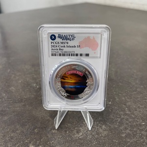 JERVIS BAY 2024 COOK ISLANDS $5 PCGS BEAUTY OF THE WORLD MS70 