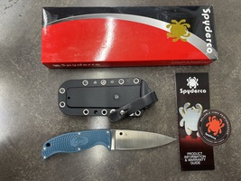 Spyderco Enuff 2 - Blue (3.93" Satin K390 ) FB31PBL2K390