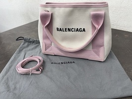 Balenciaga Small Pink Cabas Tote Bag 