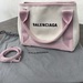 Balenciaga Small Pink Cabas Tote Bag 