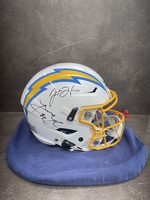 LA Chargers Autographed Riddell Speed Flex Auth Helmet - 6 AUTOS