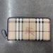 Burberry Haymarket Check Large Ziggy Zip Around Wallet 