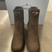 Prada Dark Brown Suede Booties 36.5 