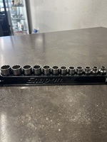 SNAP ON 12 POINT METRIC FLANK SHALLOW 3/8 SOCKET SET 212FMY 8-19MM