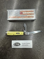 Case 80033 Mini Yellow Trapper with Caplifter (3207 SS) Folding Pocket Knife 