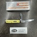 Case 80033 Mini Yellow Trapper with Caplifter (3207 SS) Folding Pocket Knife 