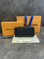 Louis Vuitton Zippy Wallet Empreinte Leather Noir w/ Box & Dust Bag