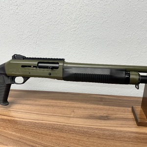 ERMOX X DEFENSE M4 Clone (M1014) Semi Auto 12GA Shotgun 18.5 Olive Green 