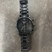 Emporio Armani Mens Ceramic Chronograph Watch, Black & Rose Gold Dial, AR1509