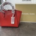Michael Kors Taryn Small Leather Convertible Crossbody Bag - Burnt Sienna