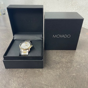 Movado Men's Bold Quartz Two Tone Stainless Steel Watch MB.01.20.6278 42mm 