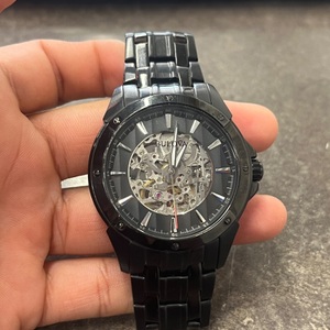 BULOVA 98A147 SKELETON AUTOMATIC MENS WATCH
