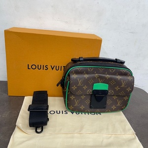 Louis Vuitton S Lock Messenger Monogram Macassar Minty Green