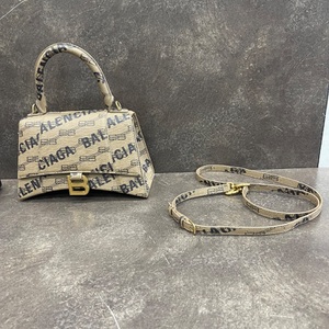 Balenciaga Hourglass Monogram Top Handle 