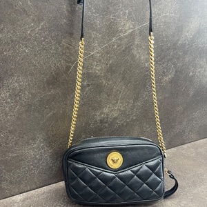 Versace Napa Medusa Quilted Black Cross Body