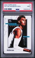 TOPPS 2024 TOPPS NOW VICTOR WEMBANYAMA #4 - PSA 9 MINT 