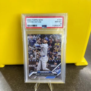 TOPPS 2024 TOPPS NOW SHOEHEI OHTANIO #722 1ST TO 50/50 - PSA 8 NM-MT