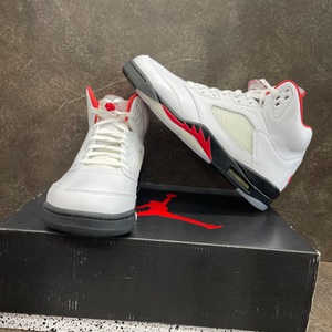 Jordan 5 Retro Fire Red Silver Tongue (2020) 11.5 DA1911 102