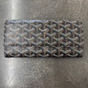 Goyard Varenne Long Wallet Black 